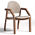 Junо Soft Wood Armchair 3D model small image 2