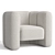 Elegant Mila Chair Design 3D model small image 1