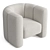Elegant Mila Chair Design 3D model small image 2
