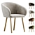 Sleek Modern Nasu Armchair 3D model small image 1