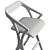 Elegance in Wood Stool 3D model small image 6