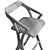Elegance in Wood Stool 3D model small image 7