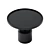 Stylish Black Wood Coffee Table 3D model small image 2
