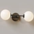 Mid-Century Modern Boho Ceiling Light 3D model small image 2