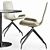 Modern Flamingo Chair and Table 3D model small image 3