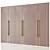 Francisco Swing Door Wardrobe 3D model small image 4