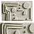 Elegant Wall Decor by Greyya 3D model small image 1