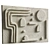 Elegant Wall Decor by Greyya 3D model small image 2