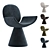 Sleek Youpi Chair by Bonaldo 3D model small image 1