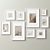 Assorted Picture Frames Set Collection 3D model small image 7