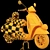 Classic Vespa GTV 300 Scooter 3D model small image 7