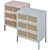 Rattan Wood Chest of Drawers 3D model small image 4