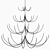 Luxurious ARCA 4-Tier Chandelier 3D model small image 1