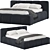  Italian Tufty Bed Model (3dsmax2017 +obj) 3D model small image 1