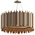 Aiden Chandelier Gold Luxury Stainless 3D model small image 1