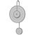 Marble Disc LED Wall Sconce 3D model small image 3