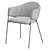 Eliza Scandinavian Velvet Dining Chair 3D model small image 6