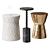  Josiah Kora Shae Accent Tables Set 3D model small image 1