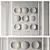 Customizable 3D Wall Panel 3D model small image 1