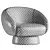 Elegant Alana Fabric Armchair Design 3D model small image 4