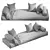 Balcony Cushion Set - Décor Solution 3D model small image 3