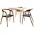 Modern Dining Table and Chair 3D model small image 3