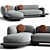 Elegant Busnelli Grumetto Sofa Set 3D model small image 1