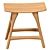 Dynamic Curve Stool by Ethnicraft 3D model small image 3