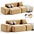 Modern Cupen Sofa 2015 Edition 3D model small image 3