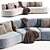 Modern Bon Bon Sofa Set 3D model small image 2