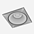 Interchangeable LED Downlight Fixture 3D model small image 3