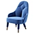 Award-Winning Emma Lounge Chair 3D model small image 2