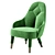 Award-Winning Emma Lounge Chair 3D model small image 3