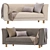 Modern Veneto Sofa Design Model 3D model small image 3