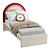 Runda Bed with Pillow Set 3D model small image 2