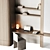 Modern Wooden Workplace Furniture Scene 3D model small image 2