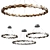 Crystal Ring LED Chandelier Collection 3D model small image 1