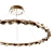 Crystal Ring LED Chandelier Collection 3D model small image 3