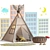 Cozy Wigwam Set with Décor 3D model small image 1