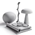 Modern Decor Set: Como Lamp & Magnuson Glasses 3D model small image 5