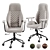 Ergo Executive Mid-Century Chair 3D model small image 1