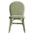 Premium Woven Cane Dining Chair 3D model small image 2