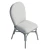 Premium Woven Cane Dining Chair 3D model small image 6