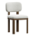 Sleek Anton Dining Chair 3D model small image 2