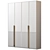 Versatile Modular Wardrobe 3D model small image 2