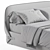 Novamobili Tape Bed: Modern Design 3D model small image 4