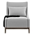 Elegant RH Thibault Armchair 3D model small image 2