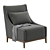 Elegant RH Thibault Armchair 3D model small image 4