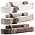 Versatile Artiko Modular Sofa Rendered in 3D 3D model small image 1