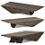 Sleek Modern LS 19 Coffee Table 3D model small image 2